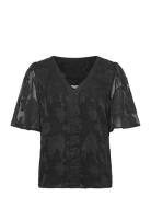 Cryana Blouse Black Cream