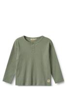 T-Shirt L/S Morris Green Wheat