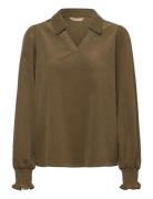 Curhaena Blouse Green Culture