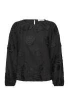 Rosamarie Blouse Black A-View