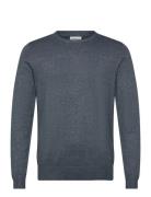 Ecovero L/S O-Neck Knit Grey Lindbergh