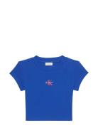 A- Monogram Baby Tee Blue Calvin Klein Jeans