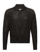 Dp Knitted Bomber Cardigan Black Denim Project