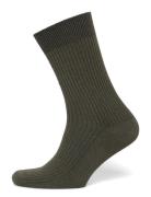 Db Yarn Recycled Cotton Blend Sock Khaki Lindbergh