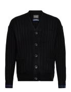 Soft Knit Dropped Shoulder Cardigan Black Scotch & Soda