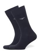 Men's Knit Short Socks Navy Emporio Armani