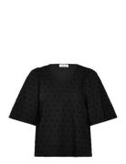 Slsunela Felisia Top Ss Black Soaked In Luxury