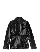 Slim Leather Blazer Black REMAIN Birger Christensen
