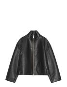 Bonded Leather Jacket Black REMAIN Birger Christensen