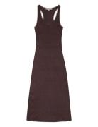 Mesh Trim Dress Brown REMAIN Birger Christensen