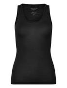 Wool/Tencel Tanktop Black Panos Emporio