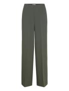 Slcorinne Wide Long Pants Khaki Soaked In Luxury