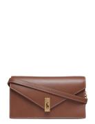Polo Id Leather Chain Wallet & Bag Brown Polo Ralph Lauren
