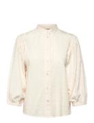 Slsunela Shirt 3/4 Cream Soaked In Luxury