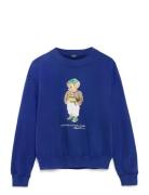 Polo Bear Lightweight Fleece Crewneck Blue Polo Ralph Lauren
