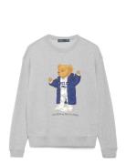 Polo Bear Fleece Crewneck Grey Polo Ralph Lauren