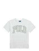 Logo Cotton Jersey Crewneck Tee White Polo Ralph Lauren