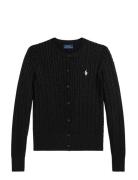 Metallic Cable Cotton-Blend Cardigan Black Ralph Lauren Kids