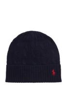 Cable-Knit Wool-Cashmere Beanie Navy Polo Ralph Lauren
