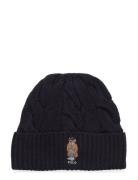 Polo Bear Cable Wool-Blend Beanie Navy Polo Ralph Lauren