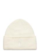 Knit Merino Wool Beanie Cream Polo Ralph Lauren