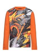 Lwtaffy 702 - T-Shirt L/S Orange LEGO Kidswear