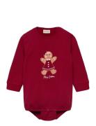 Body Ls Sweat Red Minymo