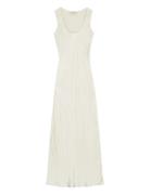 Maxi Bias Cut Dress Cream REMAIN Birger Christensen