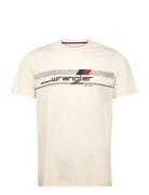 Ss Wrangler Tee Cream Wrangler