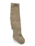 Cotton Tights Beige Melton