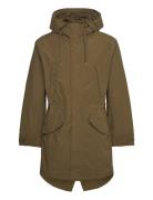 Water Resistant Fishtail Parka Dark Olive Khaki Timberland