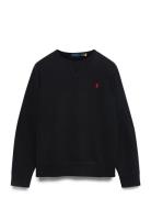 Rl Fleece-Lsl-Knt Black Polo Ralph Lauren