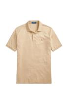 Pima Polo-Ssl-Knt Beige Polo Ralph Lauren