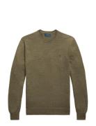 Slim Fit Washable Wool Crewneck Sweater Green Polo Ralph Lauren