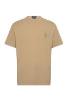 Classic Fit Big Pony Jersey T-Shirt Beige Polo Ralph Lauren