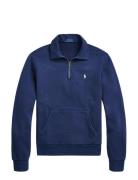 Loopback Fleece Quarter-Zip Sweatshirt Navy Polo Ralph Lauren