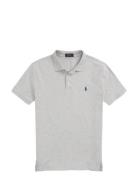 Stretch Mesh-Ssl-Psh Grey Polo Ralph Lauren