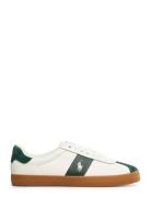 Court Vulc Leather-Suede Sneaker Patterned Polo Ralph Lauren