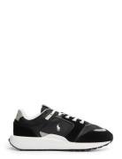 Train 89 V2 Suede-Paneled Sneaker Black Polo Ralph Lauren
