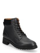Bryson Mid Leather Field Boot Black Polo Ralph Lauren