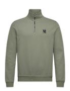 Belstaff Quarter Zip Sweatshirt Fatigue Green Green Belstaff