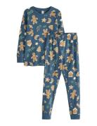 Pyjama Ginger Bread Blue Lindex