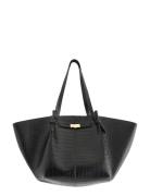 Bag Tote Elsie Croco Black Lindex