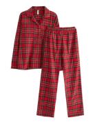 Pyjamasset I Flanell Red Lindex