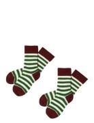 2-Pack Classic Stripe Socks Green FUB