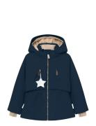 Matalgeana Fleece Lined Winter Jacket. Grs Navy MINI A TURE