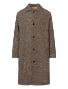 Cassa Tweed Wool Blend Brown Rue De Tokyo