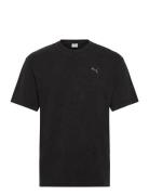 Ess Elevated Relaxed Wash Tee Black PUMA