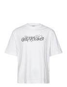 Bookish Flower Skate S/S Tee White Off-White