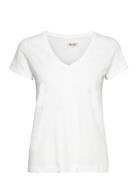 Mmarden Organic V-Ss Tee White MOS MOSH
